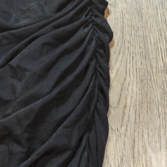 NWOT Lauren Ralph Lauren The Bel Air Rucjed Swimsuit Sz 8 Black - Picture 6 of 14